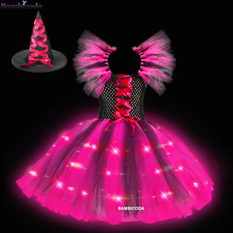 Sparkling Witch Dress Costume (with LED)