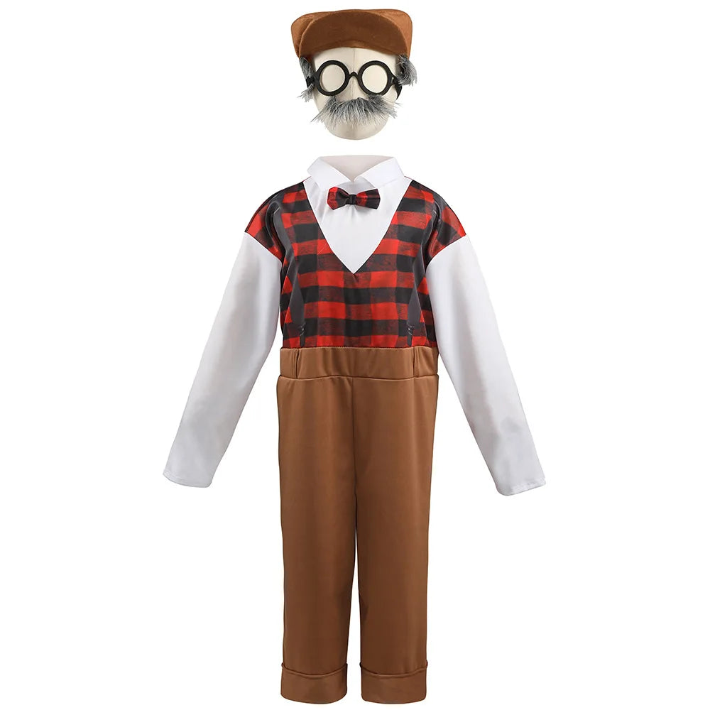 Old Timer, Old Man Grandpa Costume Set