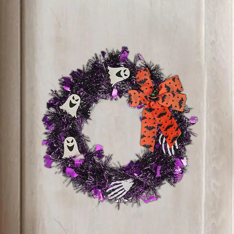Creepy Skull & Hand Design Wreath
