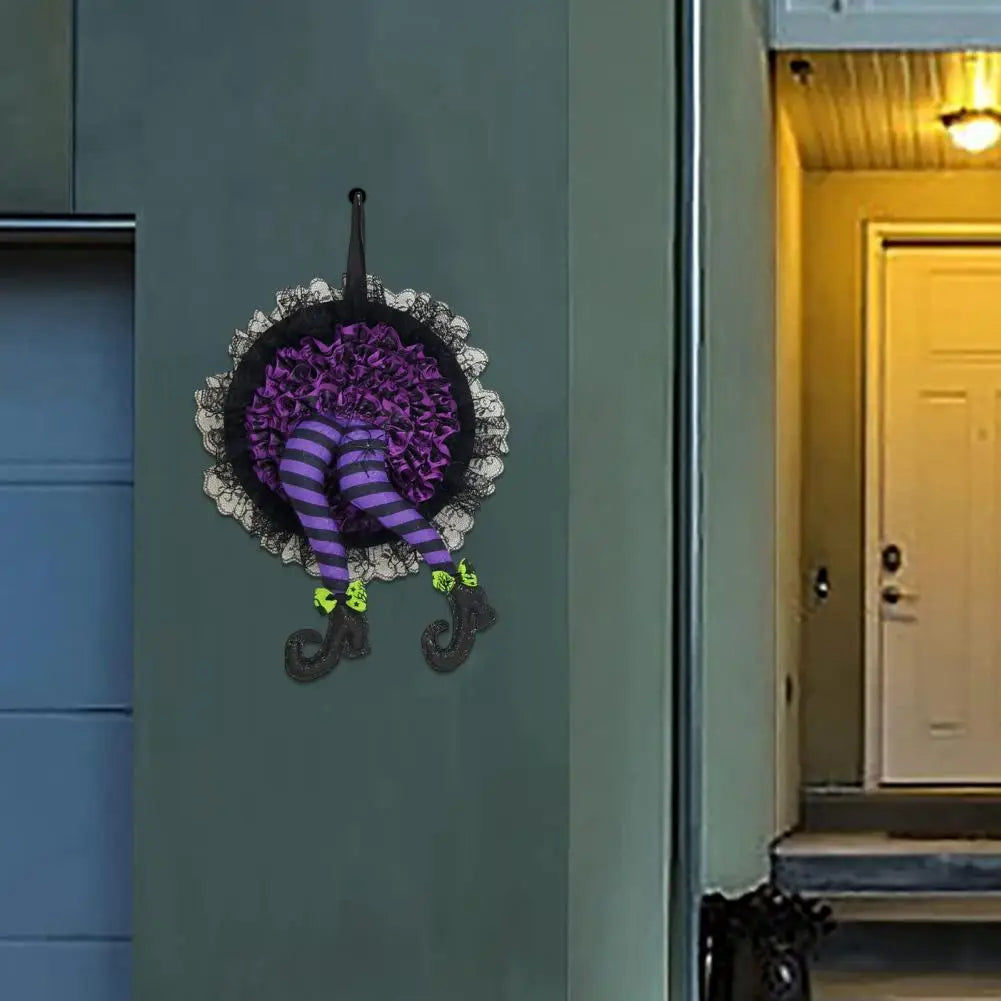 Witch Legs Hanging Wreath