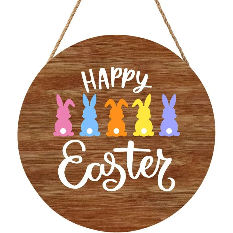 Easter Wooden Welcome Door Decorations
