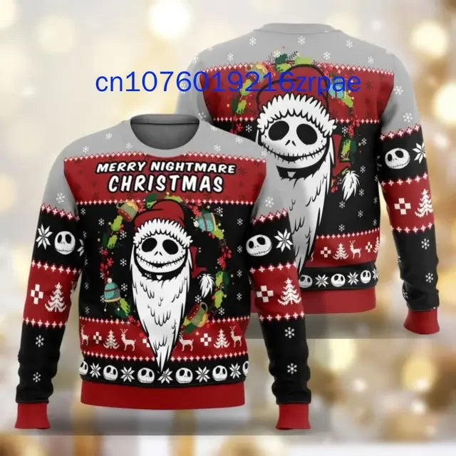 Jack Skellington  Nightmare Before Christmas Ugly Sweater