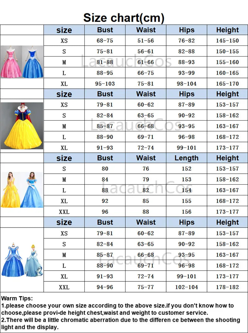 Princess Dress Costumes for Adults