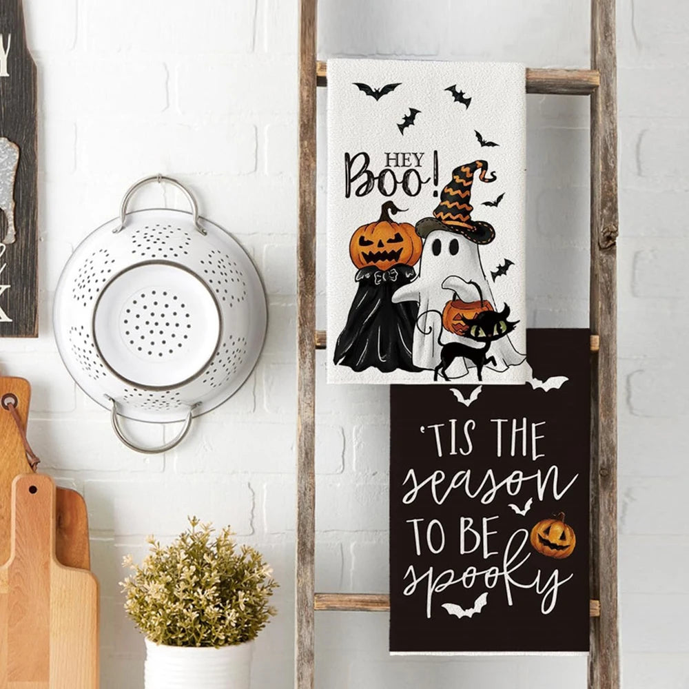 Festive Halloween Kitchen Towel