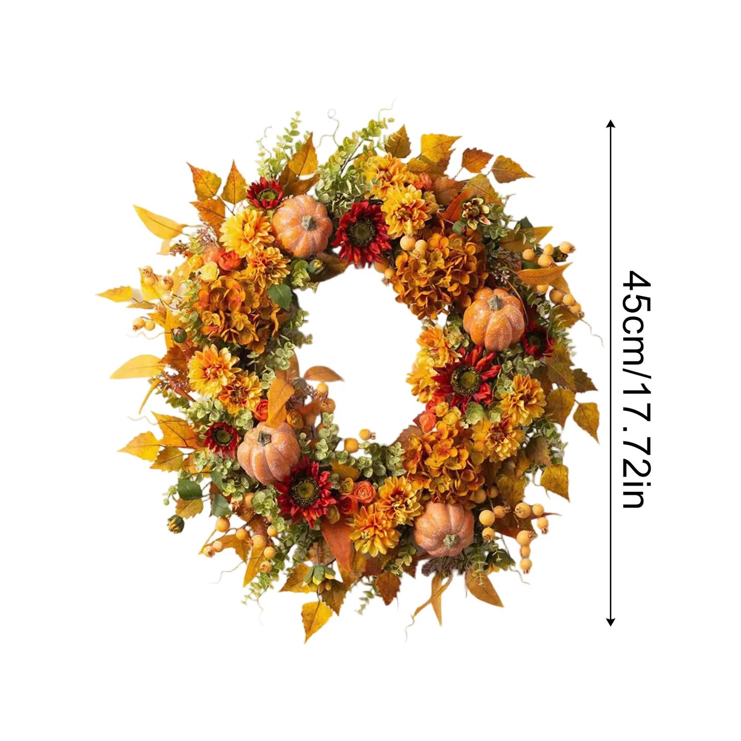Festive Flower Wreath