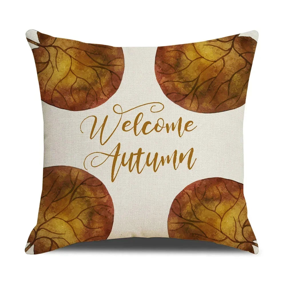 Fall Pumpkin Cushion Covers