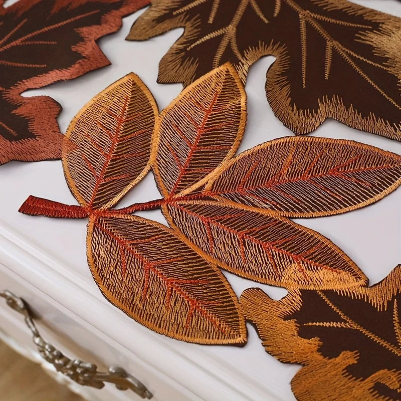 Maple Leaf Table Flag
