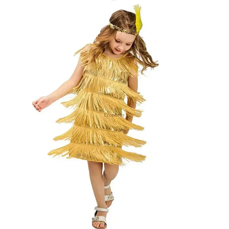 1920s Flapper Fringe Costume
