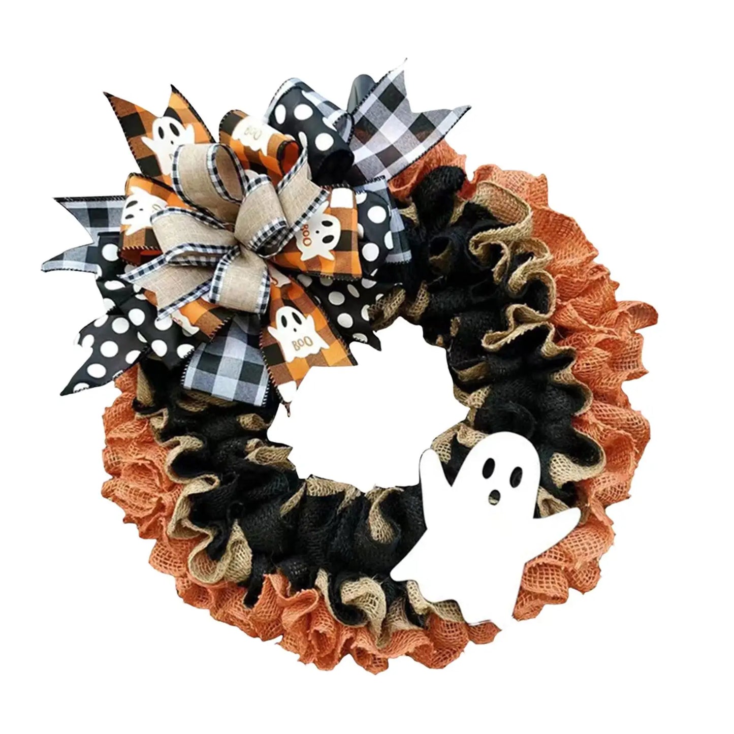 Halloween Ghost Wreath