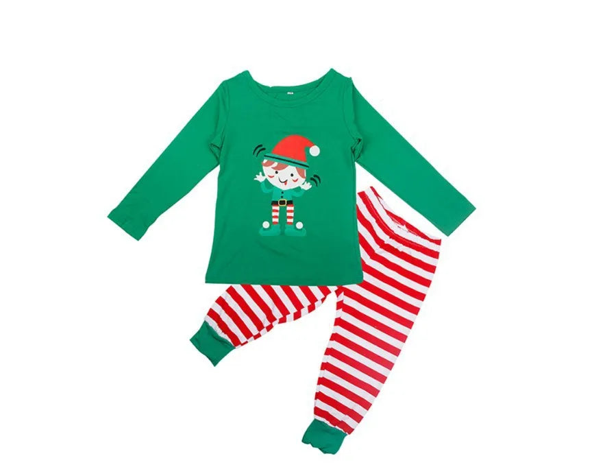 "Stop Elfing Around" Matching Family Pajamas Sets