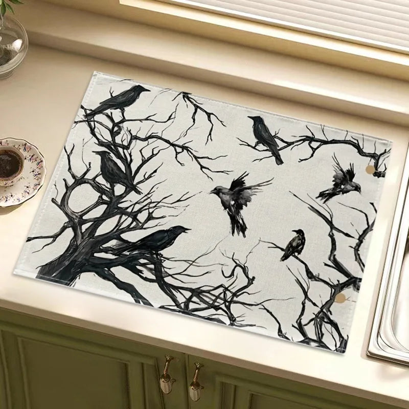 Branches Tree Crows Halloween Placemat