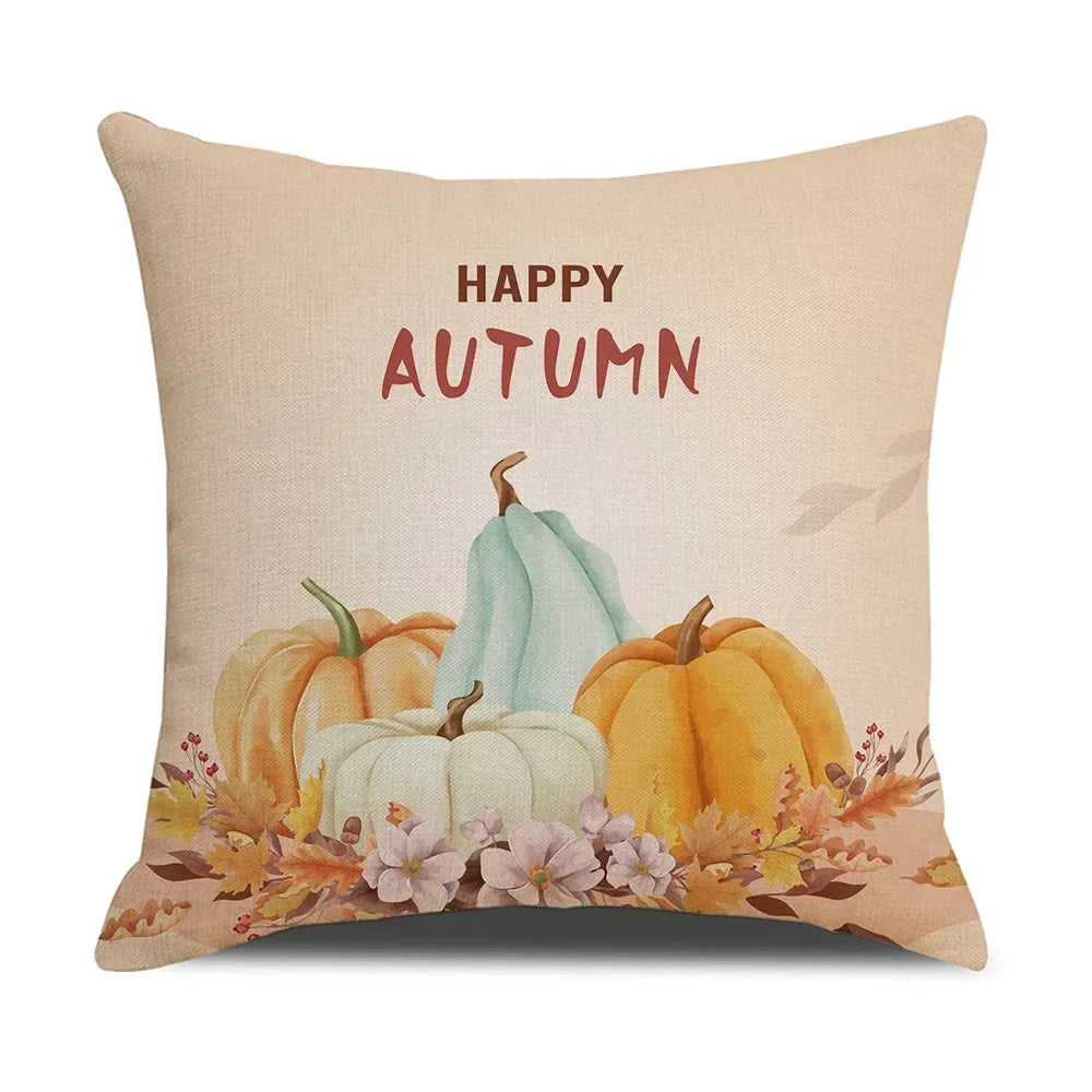Fall Pumpkin Cushion Covers