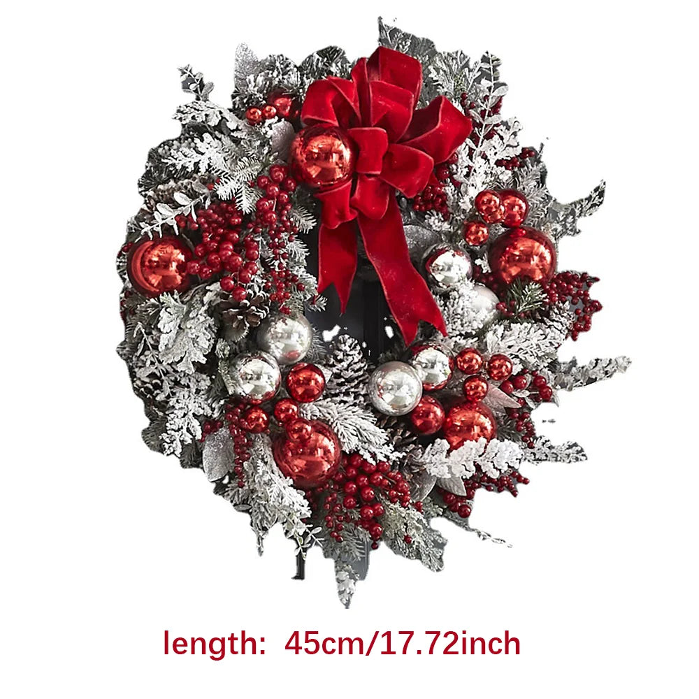 Flocked Wreath, Swag & Garland Collection