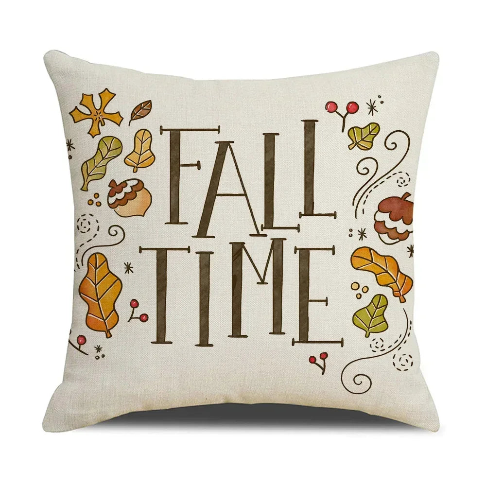 Fall Pumpkin Cushion Covers