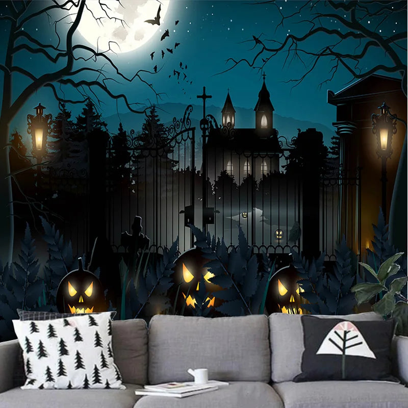 Halloween Decor Tapestry Wall Hanging