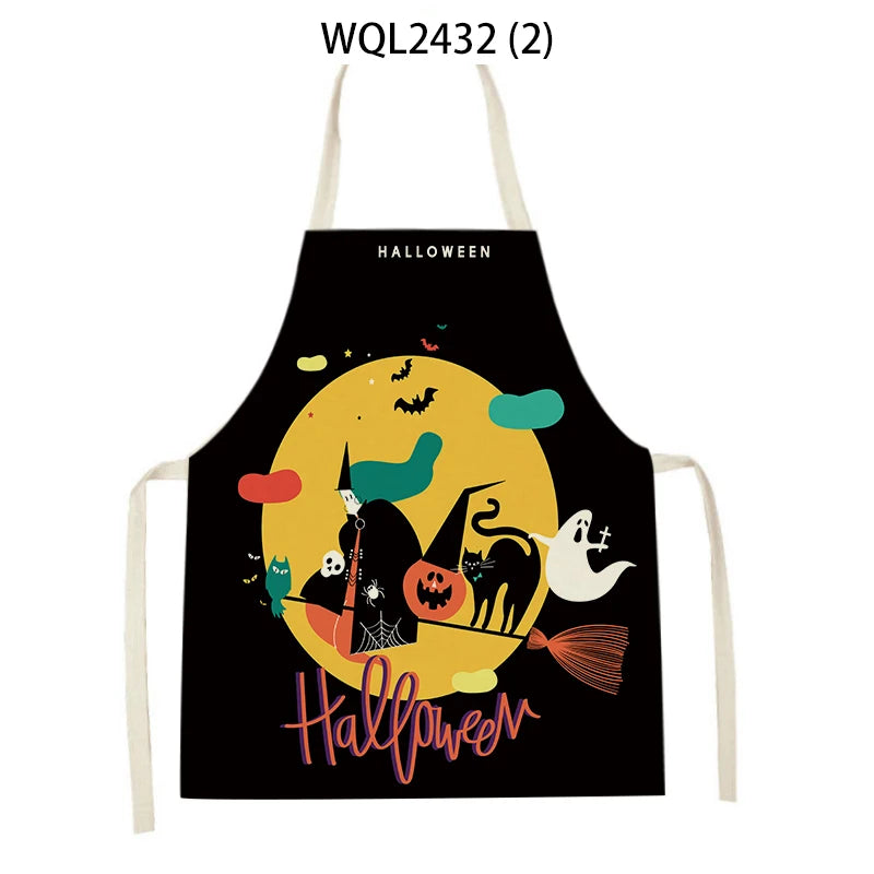 Fun and Spooky Halloween Kitchen Aprons