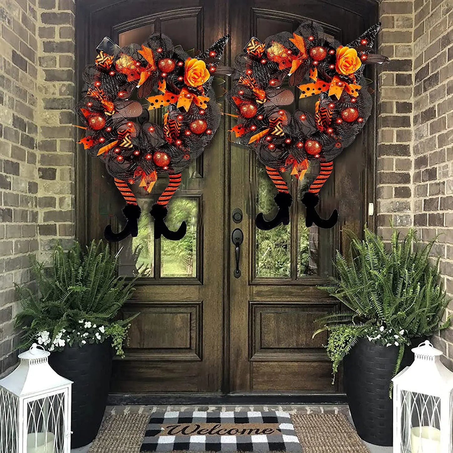 Holiday Wreaths for Christmas, Fall & Halloween