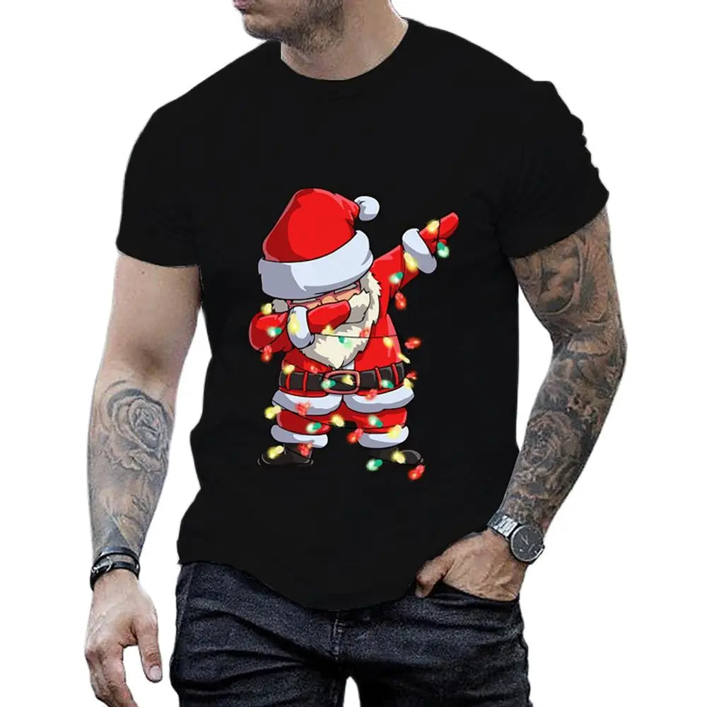 Fun Christmas Holiday Hip Hop Santa T-shirts
