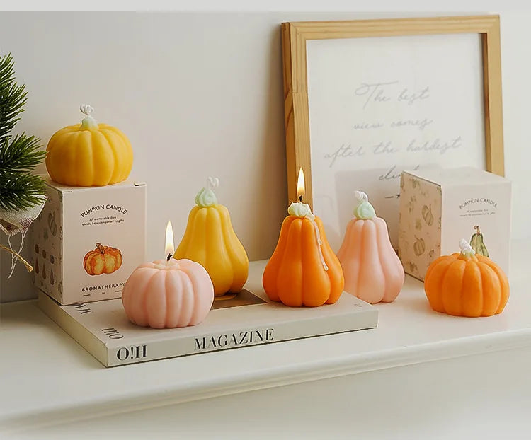 Pumpkin Shaped Scented Candles