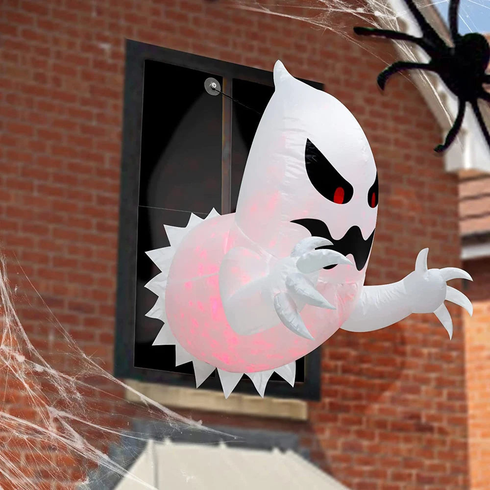 Inflatable Ghost Flying Out Of Window (with or without lights)