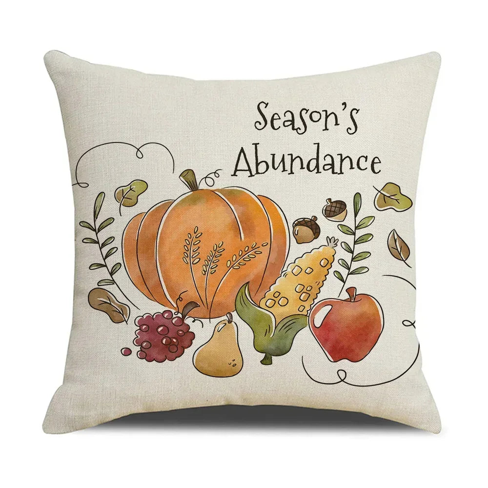 Fall Pumpkin Cushion Covers