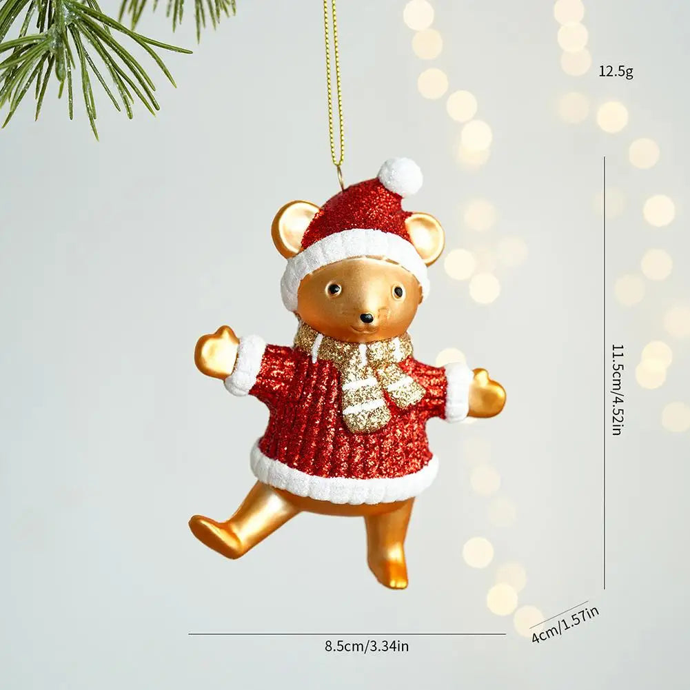 Winter Holiday Ornaments Set