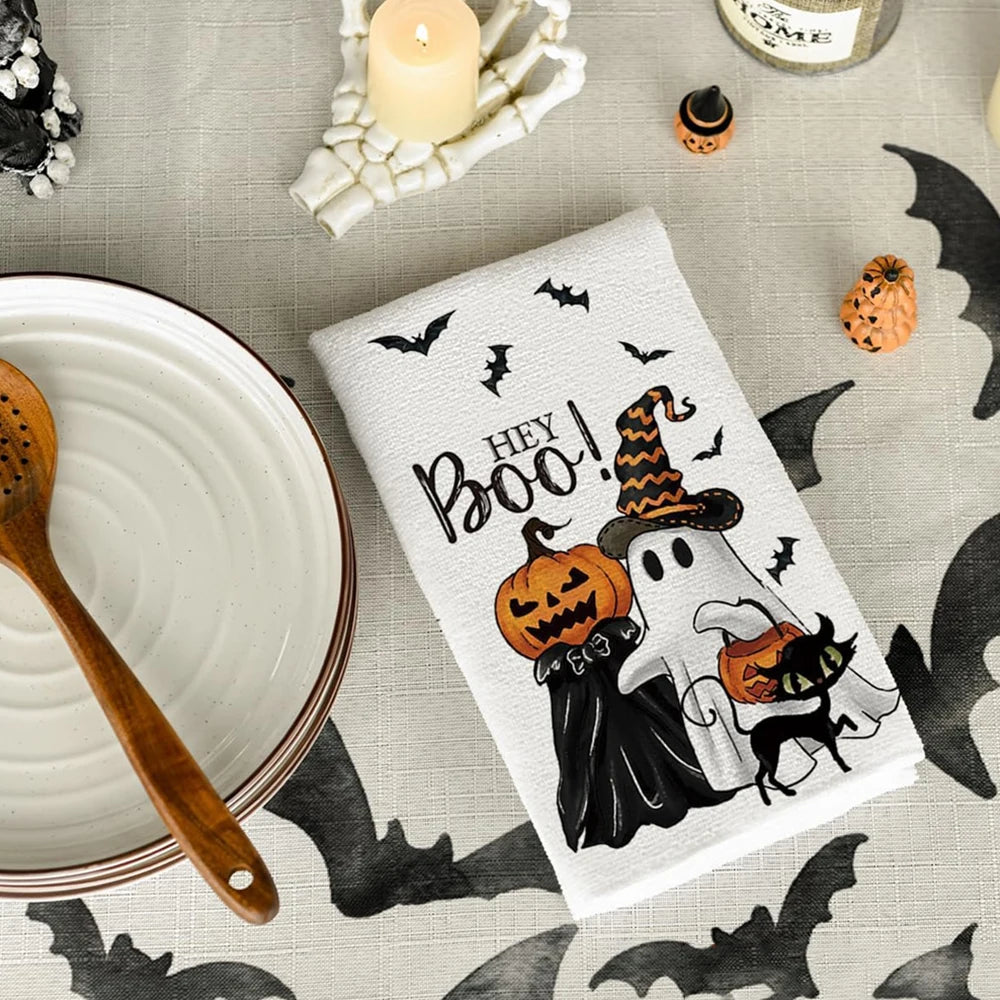 Festive Halloween Kitchen Towel