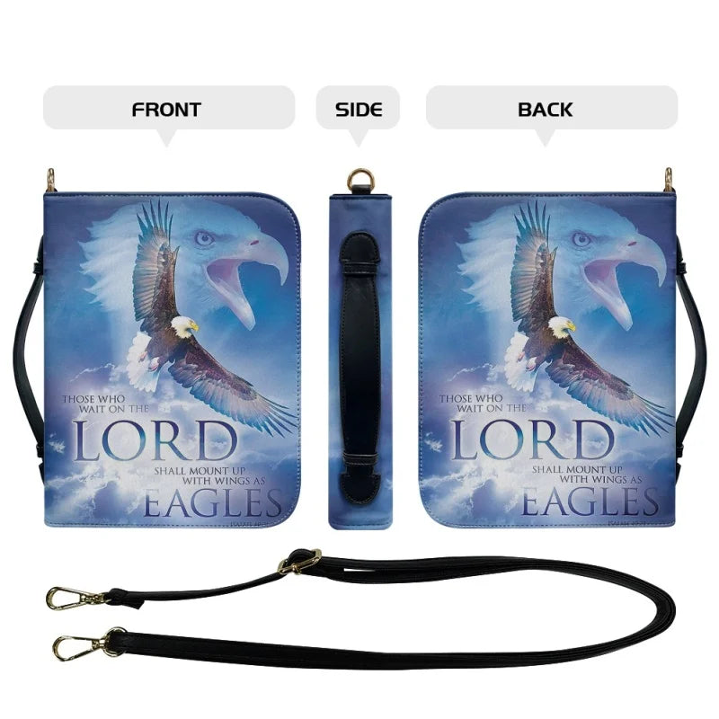 "Those Who Wait On The Lord" Bible Cover Case