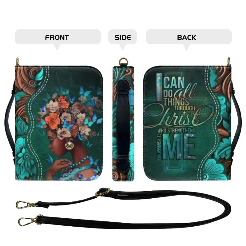 Empowered Grace I Can Do All Things Through Christ Bible Cover Case