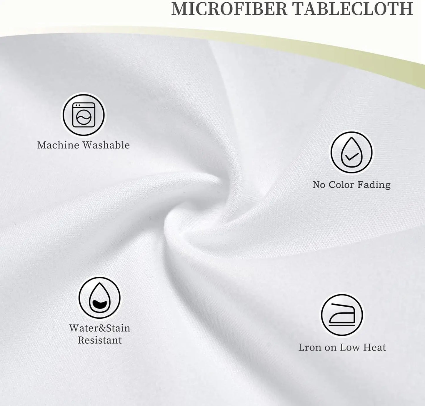Fall Autumn Pumpkin and Leaf Harvest Round Tablecloth