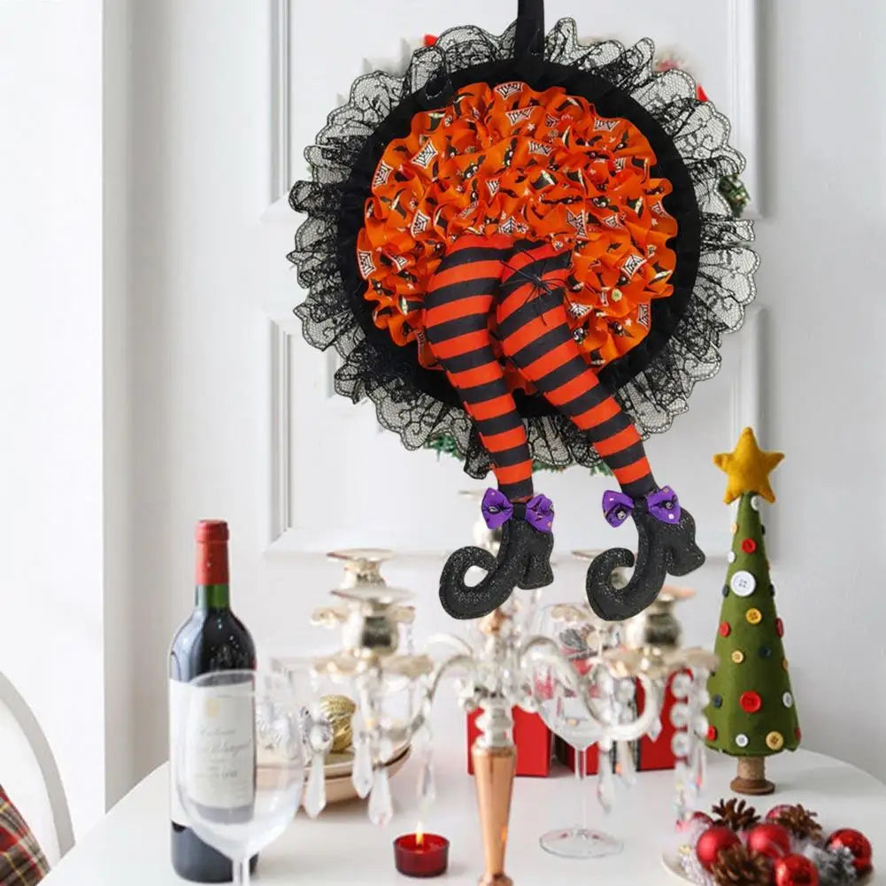 Witch Legs Hanging Wreath