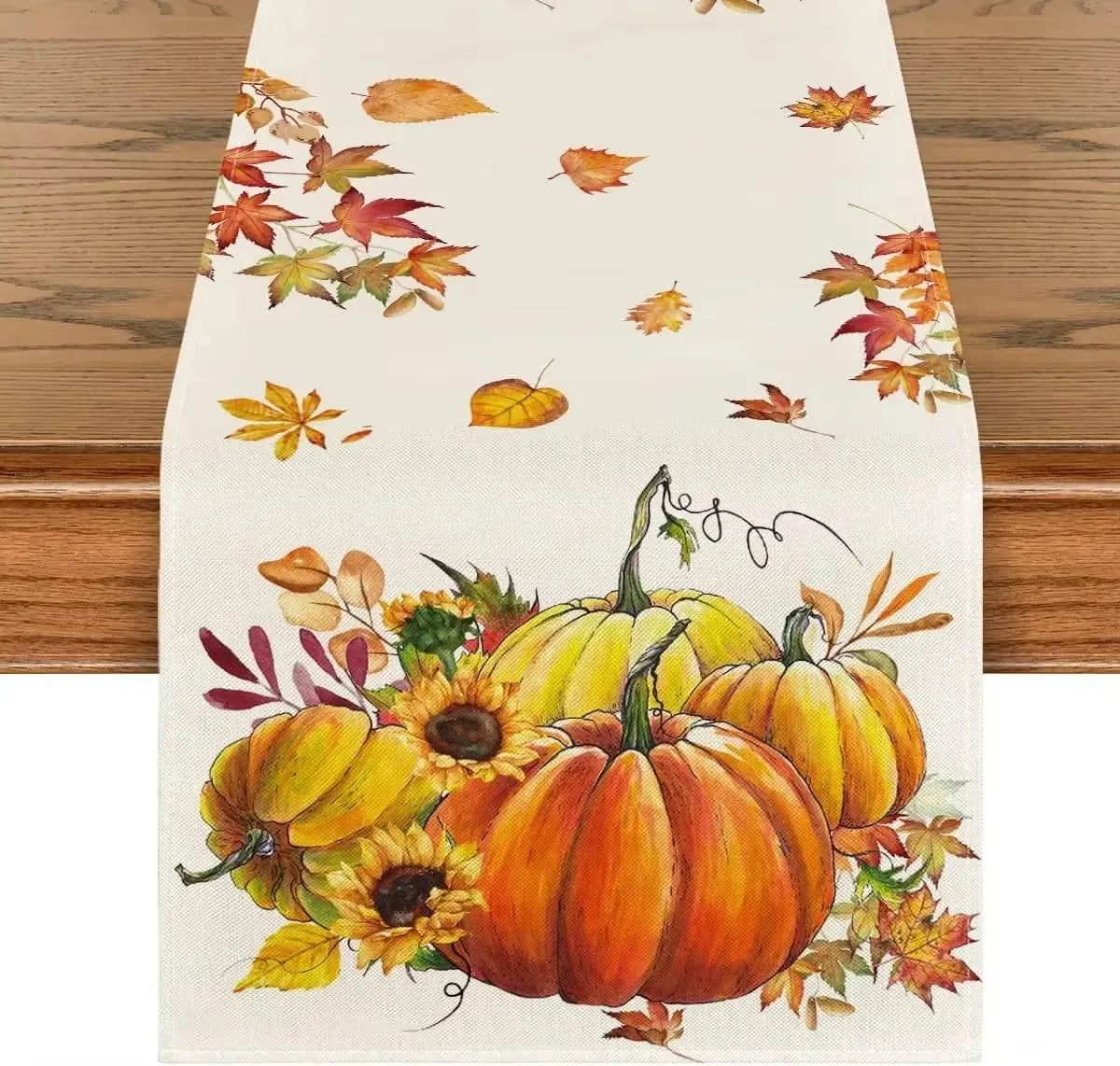 Retro Pumpkin Table Runner