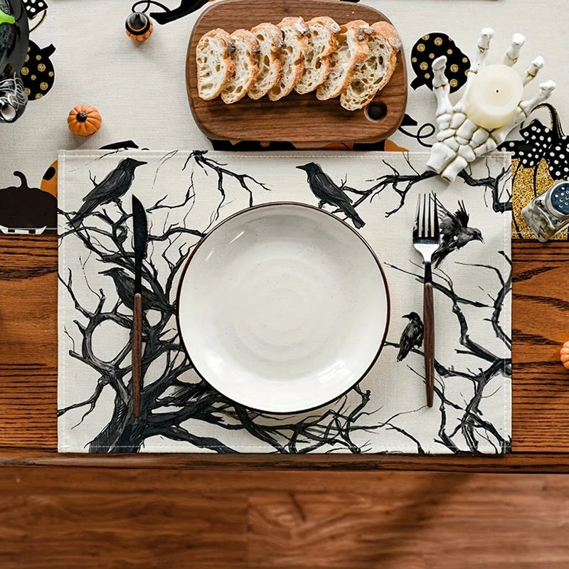 Branches Tree Crows Halloween Placemat