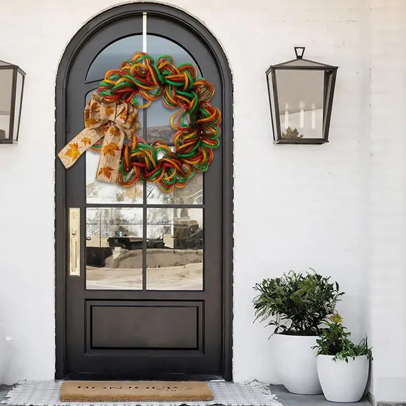 Autumn Maple Leaf Wreath