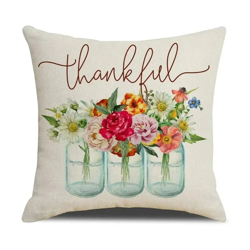 Fall Pumpkin Cushion Covers
