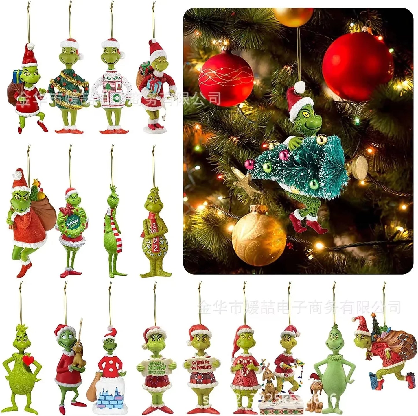Grinch Christmas Ornaments