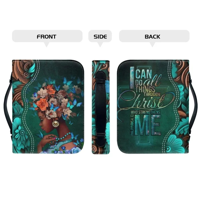 Empowered Grace I Can Do All Things Through Christ Bible Cover Case