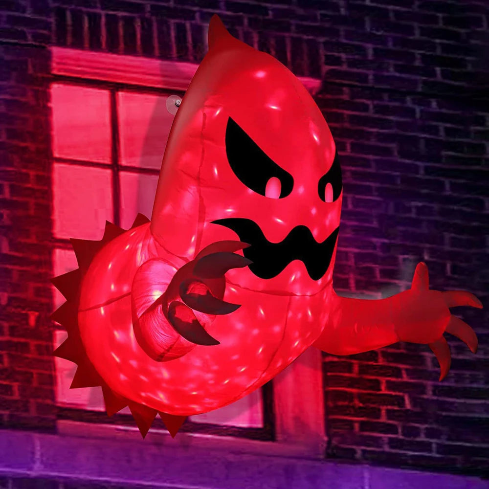 Inflatable Ghost Flying Out Of Window (with or without lights)