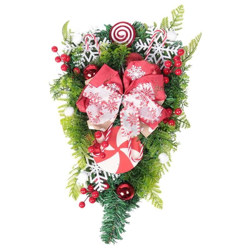 Candy Cane Wreath