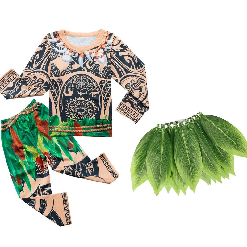 Maui Tatoo Costume (2 or 3 Pieces)