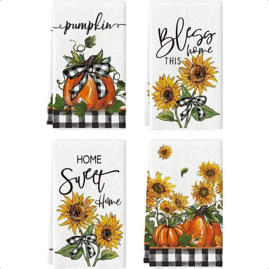 Fall Kitchen Towels (Set of 4)