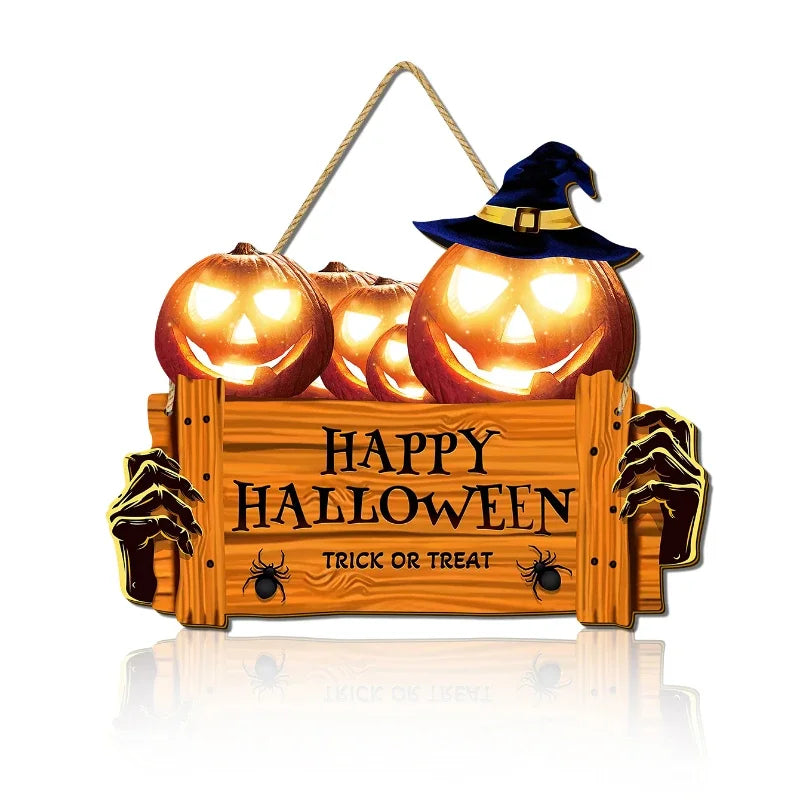 Happy Halloween Wooden Sign