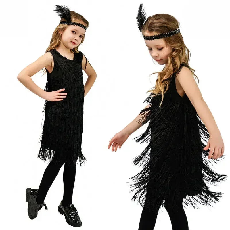 1920s Flapper Fringe Costume