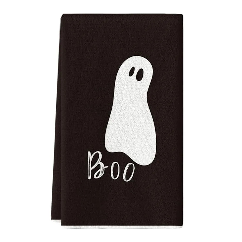 Trick or Treat Halloween Kitchen Dish Towels