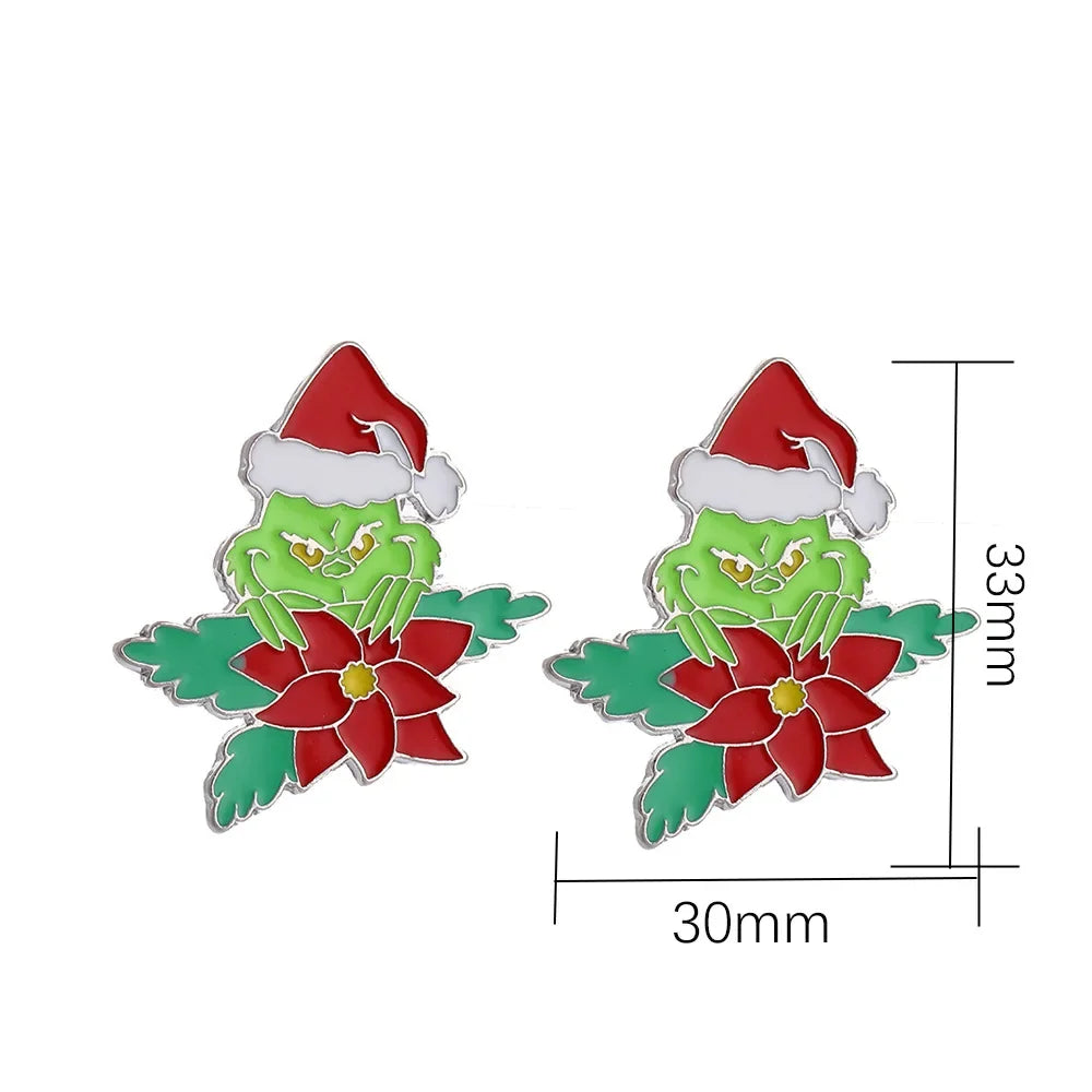 Grinch Earrings