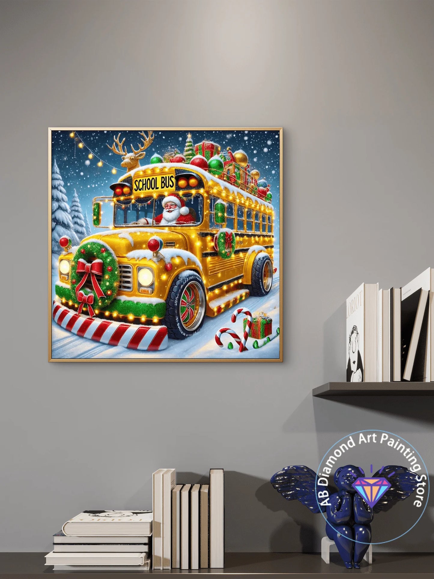 Holiday Diamond Painting Kit 5D DIY Cartoon