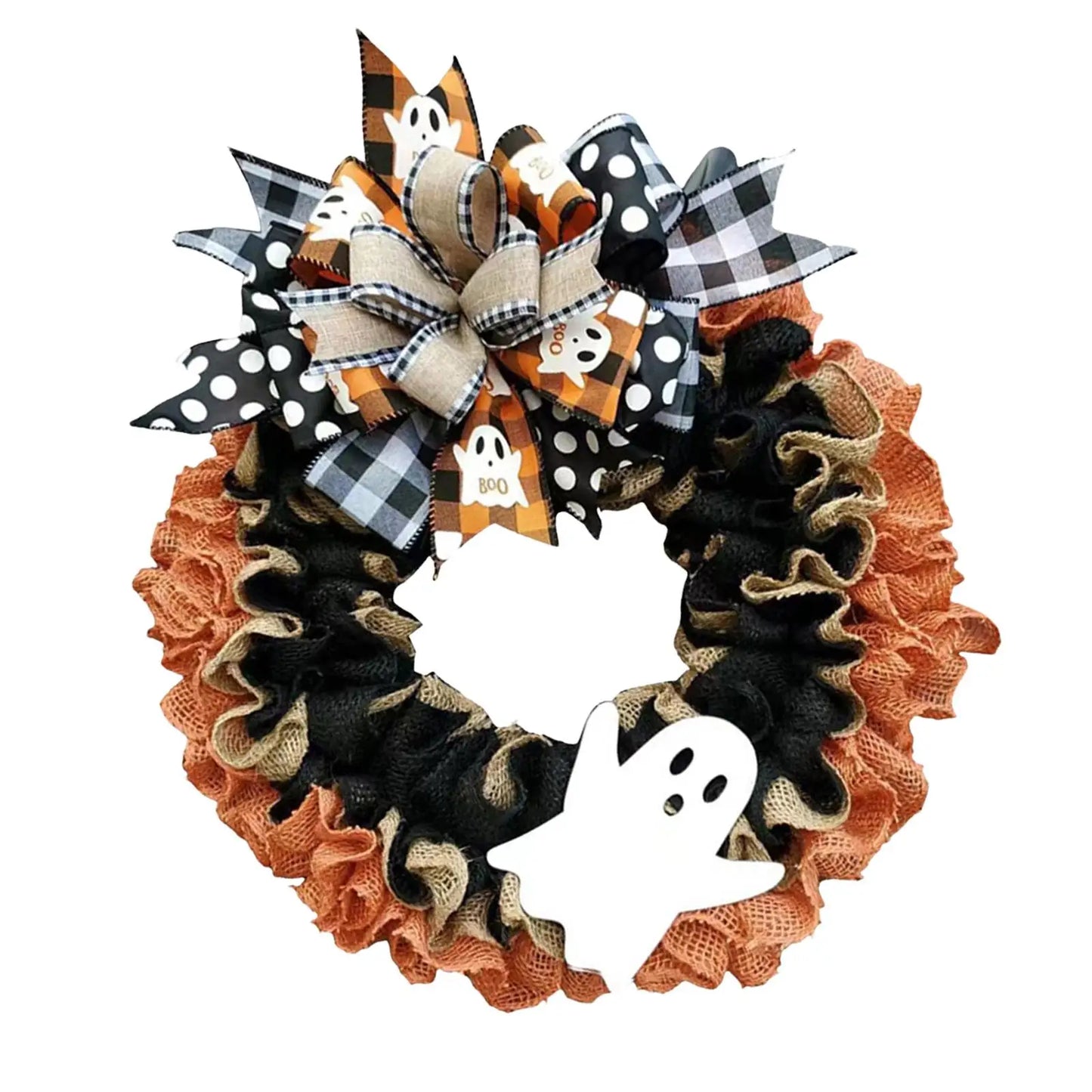 Halloween Ghost Wreath