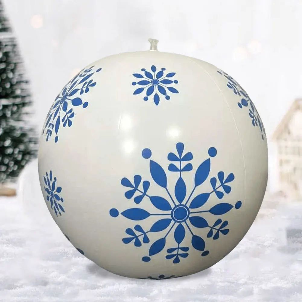 Inflatable Snowflake or Penguin Ornament (with LED lights)