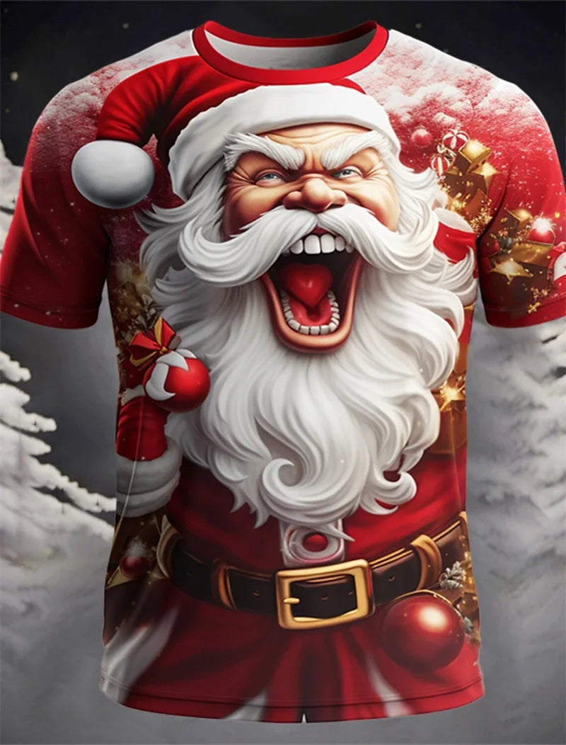 Santa Claus Tshirt For Men