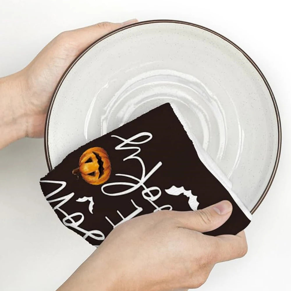 Festive Halloween Kitchen Towel